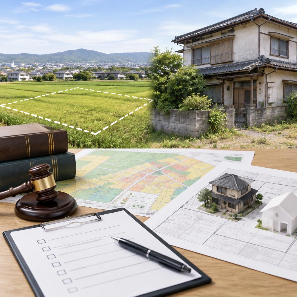 市街化調整区域や古家付きの土地もご相談いただけます